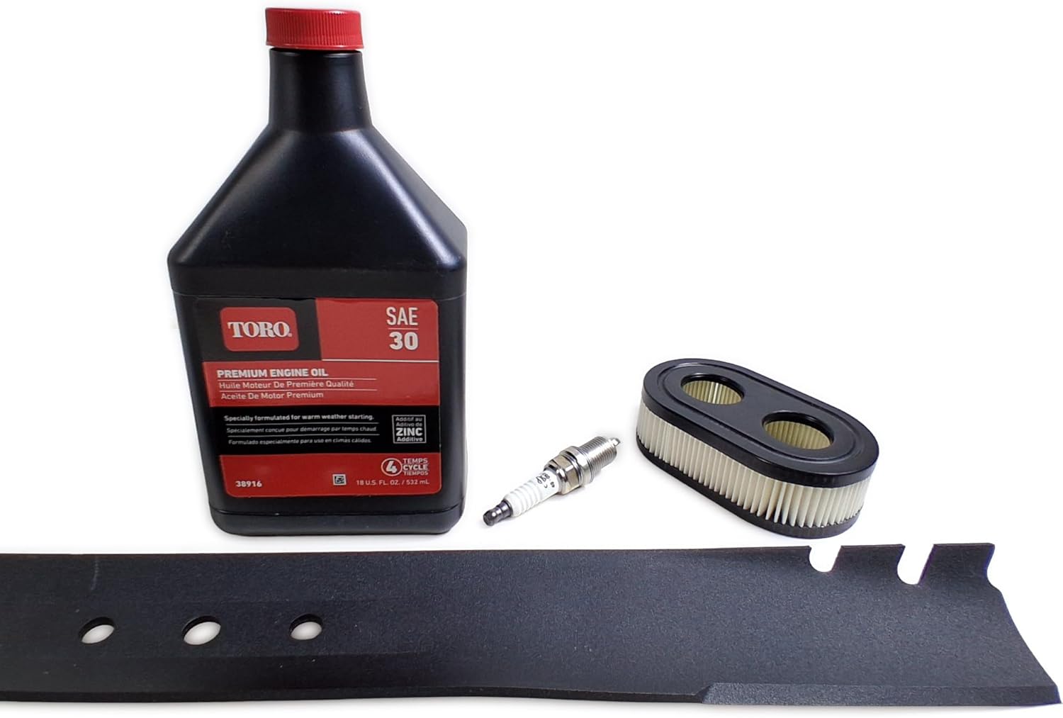 Genuine Parts Replacement Blade Tune-up Kit Compatible with Toro 20332, 20333, 20334 20339, 20340 22" Recycler Mower131-4547-03, 593260, 491055T