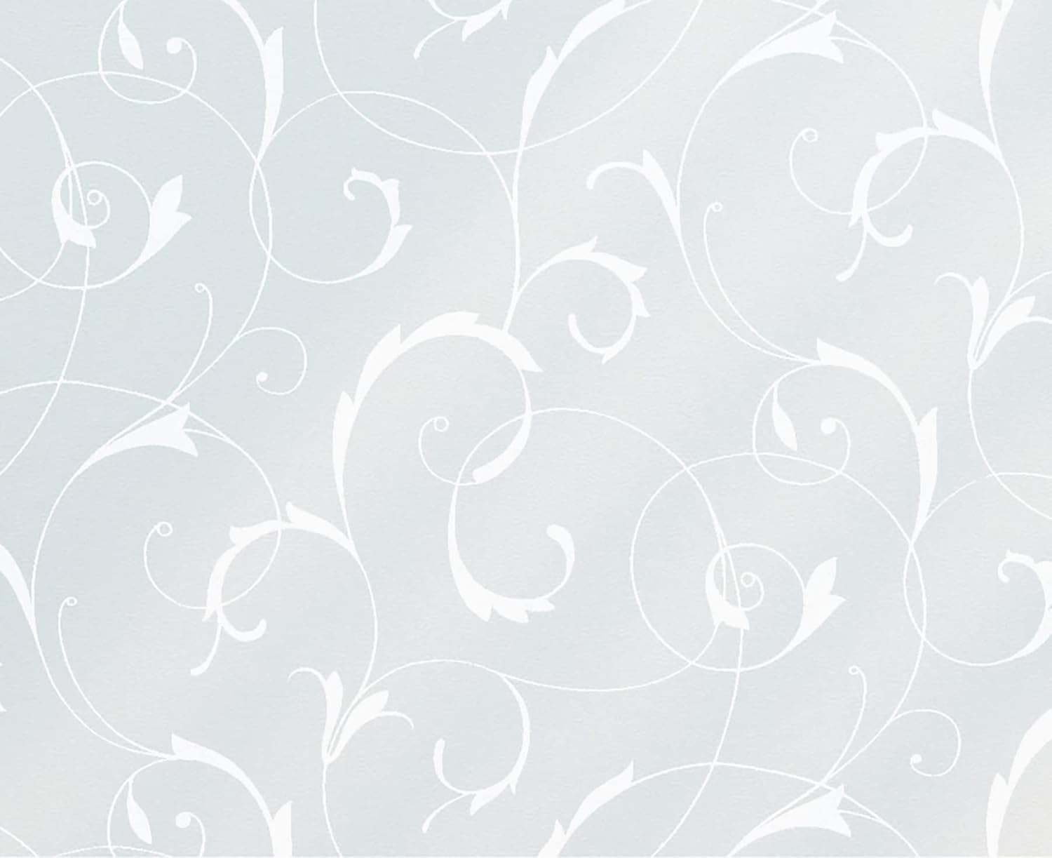 Fablon FAB10309 Scroll Flower Static Window Film