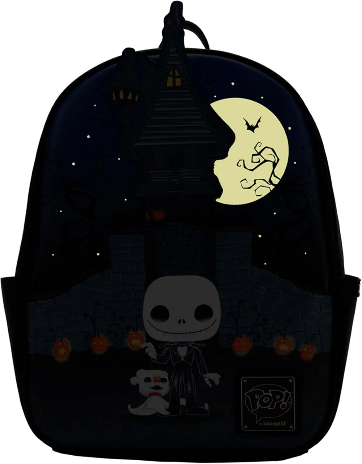 Loungefly Disney POP Nightmare Before Christmas Jack Skellington House Mini Backpack
