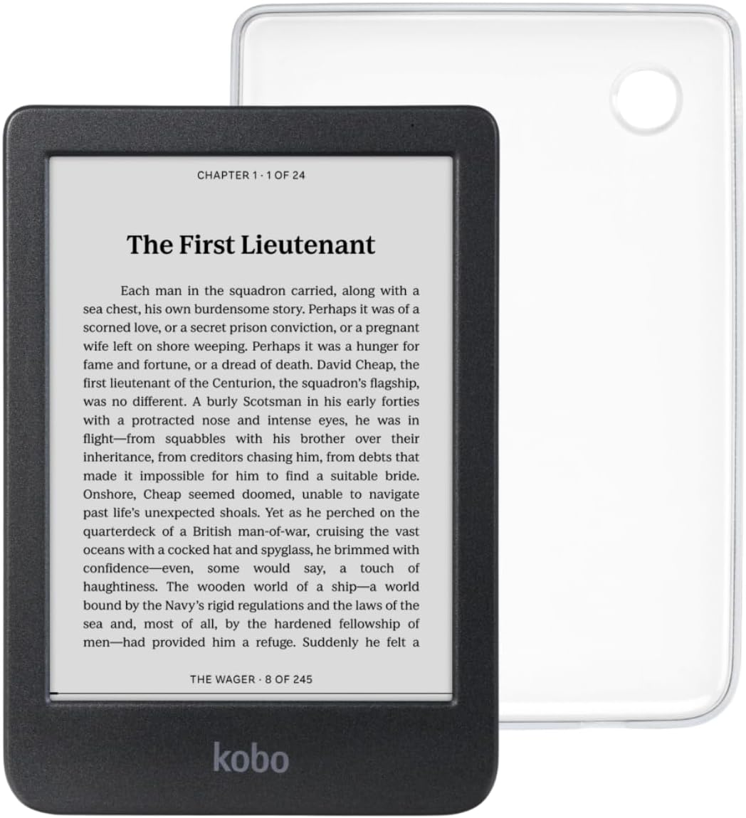 Kobo Clara BW電子書籍リーダー ケース付き (クリアケース ケースバンドル)