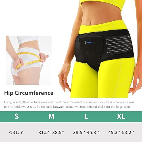 Miniatura 10 de Cinturón de apoyo pélvico para embarazo y posparto – Cinturón de maternidad ajustable para aliviar el dolor pélvico, soporte del suelo pélvico