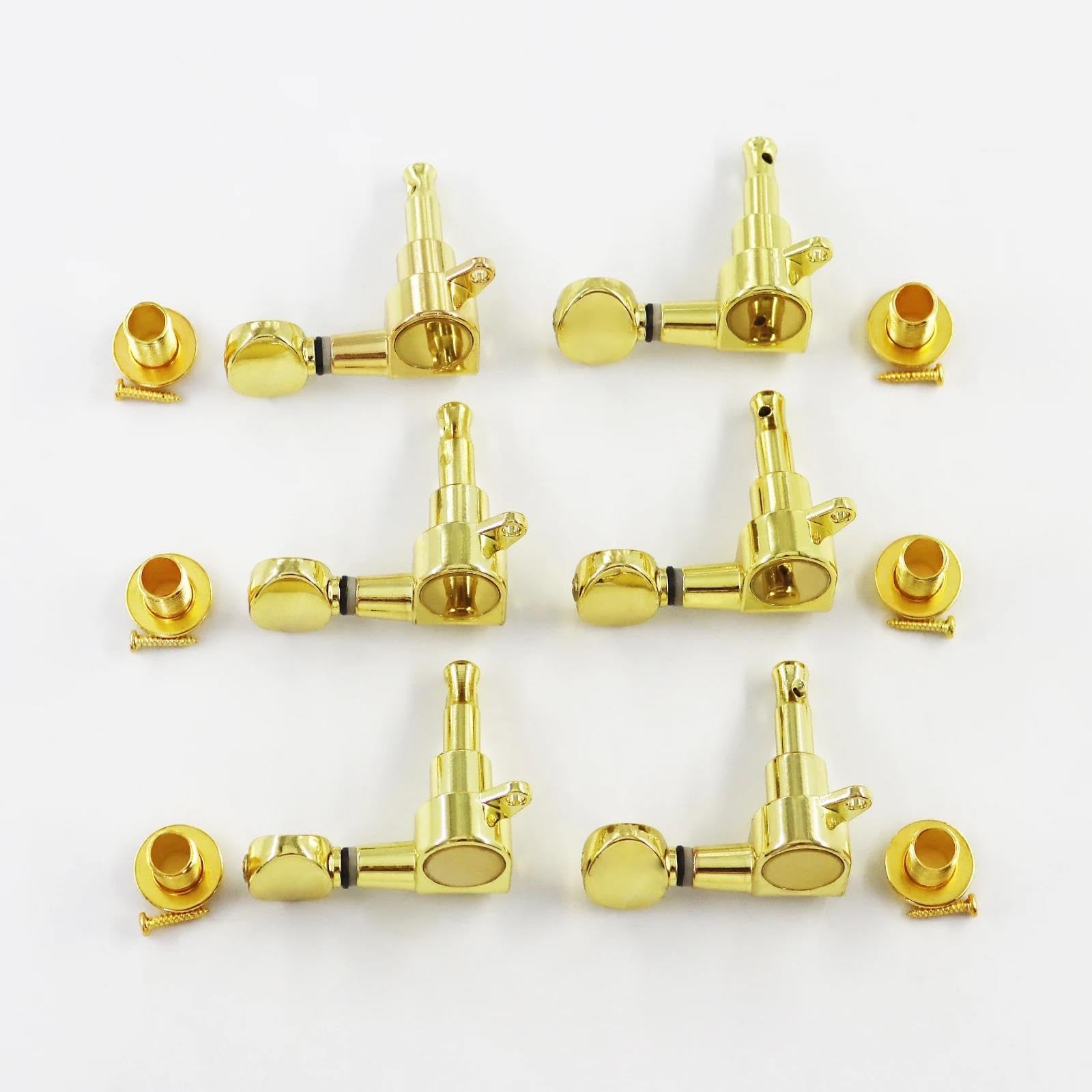 Meccaniche Chitarra Accordatori Per Chitarra Elettrica 6 In Linea Completamente Chiusi (compatibili Con Chitarre Stile Fender ST/TL)(Left)