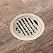 Produktbild QinWenYan Duschbodenablauf Runde 4-Zoll-Bad Bodenablauf Retro Bronze Flieseneinsatz Duschwanne Ablauffilter Mit Abnehmbarem Deckel Anti-Verstopfung Küchenwaschraum Verwenden