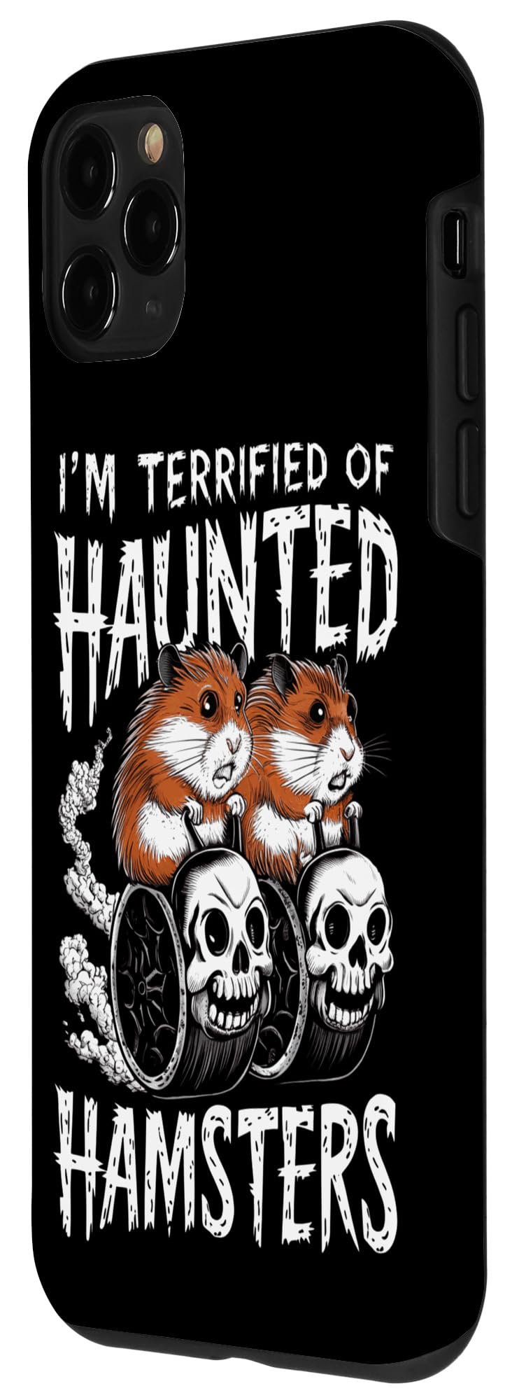 I'm Terrified Of Haunted Hamsters Halloween Zombie Hamsters Case for iPhone 11 Pro - Image 2