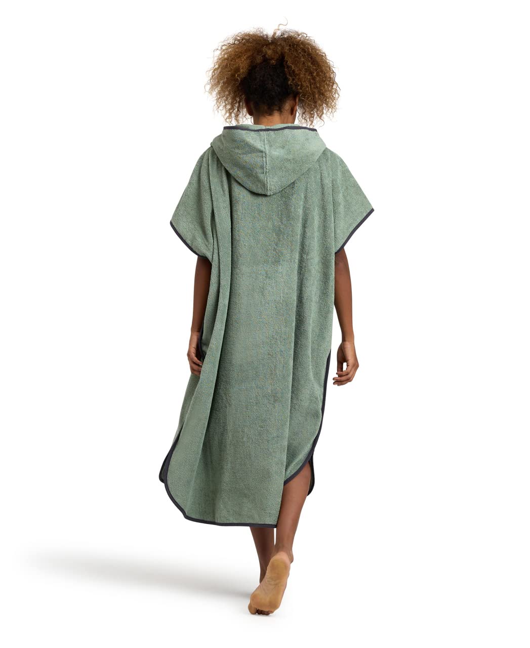 Poncho Unisexe Arena En Coton Doux - Capuche, Poche Avant, Pour Plage, Piscine, Surf, Taille S-M
