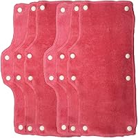 Vista 20 de Banda de sudor beige para casco de terciopelo lavable, forro de algodón de rizo NAEE a presión (6 piezas)