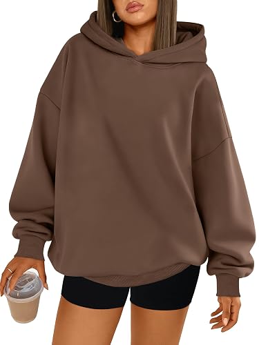 Trendy Queen Womens Oversized Hoodie Cute Comfort Sweatshirt | Soft Fleece Pullover In A Relaxed, Oversized Fit. Suitable For College Outfits, Trendy Streetwear, And Daily Home Wear