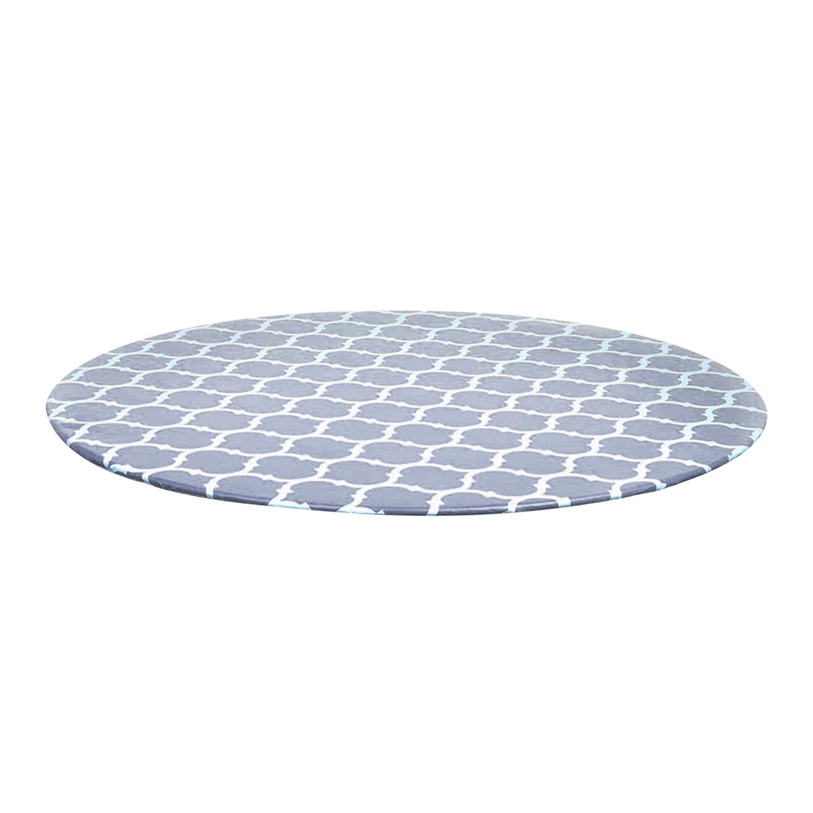40"-55" Home Tablecloth Dust-Proof Fitted Table Cover for Dining Table Gray S |Home & Garden | Furniture | Furniture Parts & Accessories-image-5