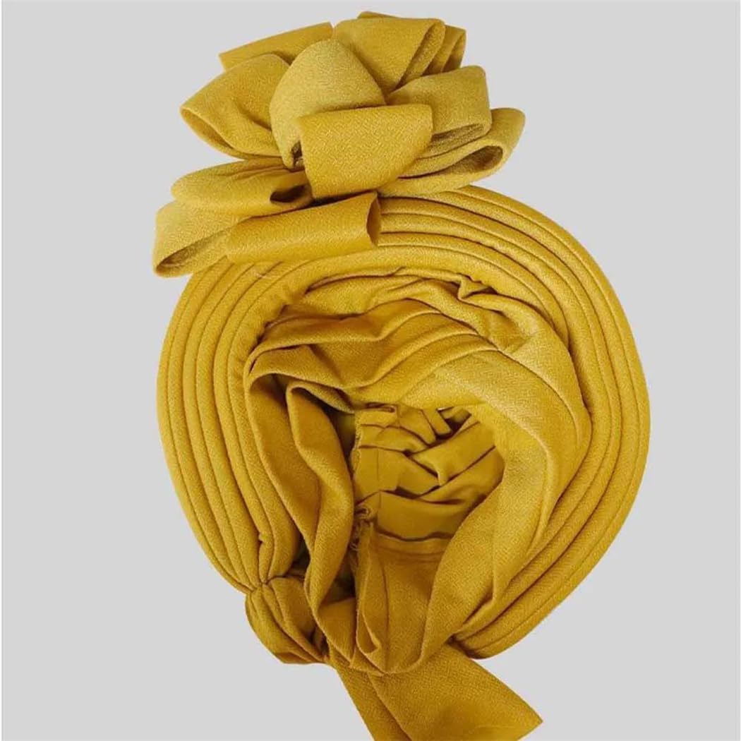 Nigeria Flower Cap African Auto Headwraps For Women Wedding Party Headwrap