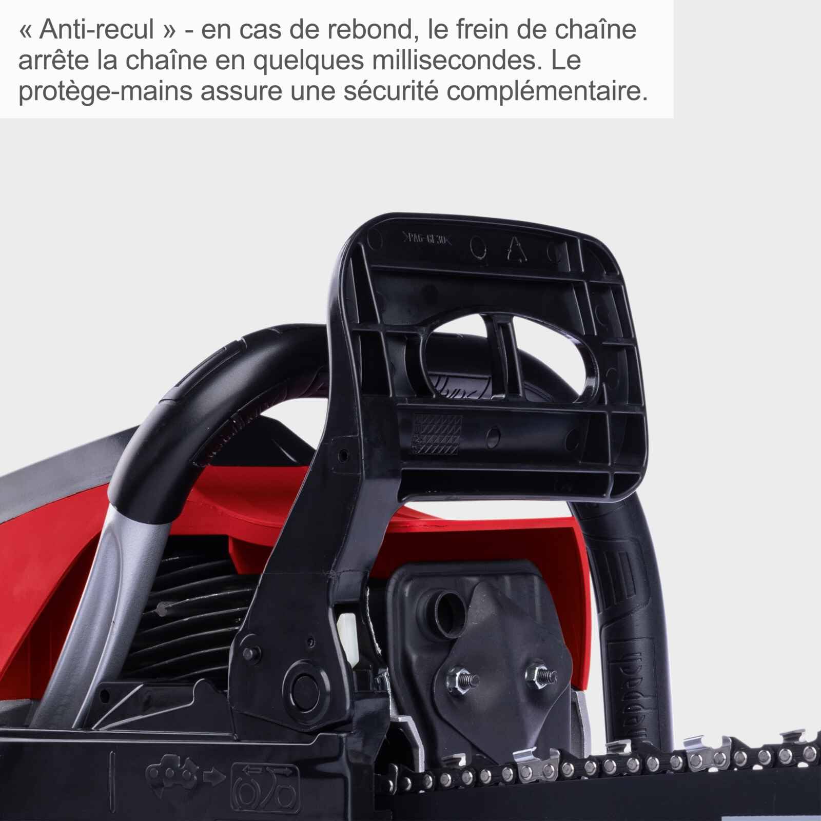 Scheppach Tronçonneuse thermique PCS56 - Moteur à essence 2T