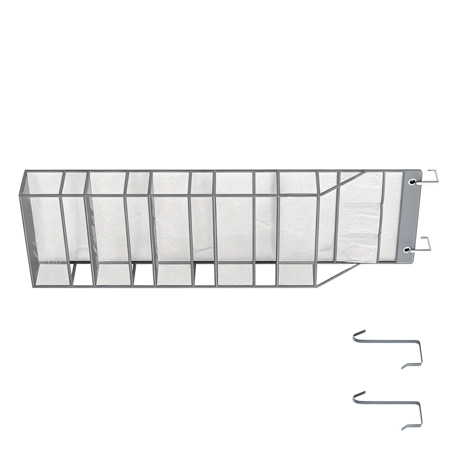 Kaeltsyn Visible Wall Mount Storage Featuring Multi-Layer Pockets for Bathroom and Kitchen Waterproof PVC Storage Pouches