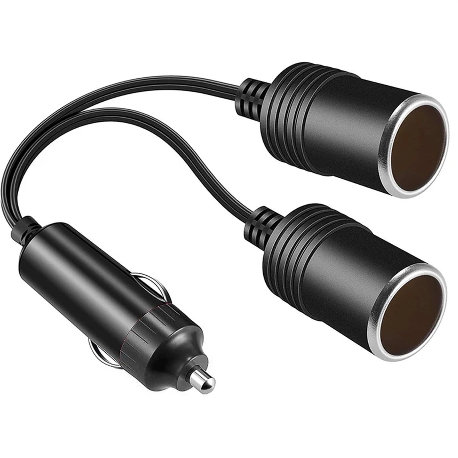 1PCS 12V 10A Auto Tripla Doppia Porta Accendisigari Splitter Presa Femmina Spina Adattatore di Alimentazione del Connettore di Uscita