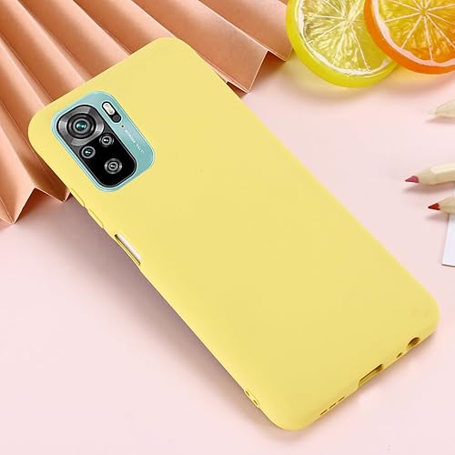 Miniatura 6 de Funda para Xiaomi Redmi Note 10S, Funda protectora de silicona líquida para Xiaomi Redmi Note 10S con cordón de silicona, cubierta delgada y suave a