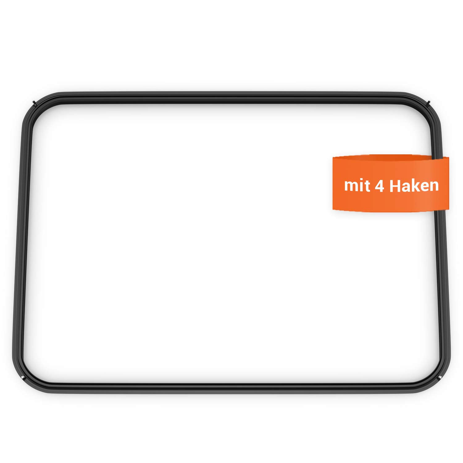 VIOKS Oven Seal Rubber All-round 4 Hooks Replacement for AEG Oven Seal 387194510/5 - Sealing Rubber Door for AEG Oven Replacement Parts