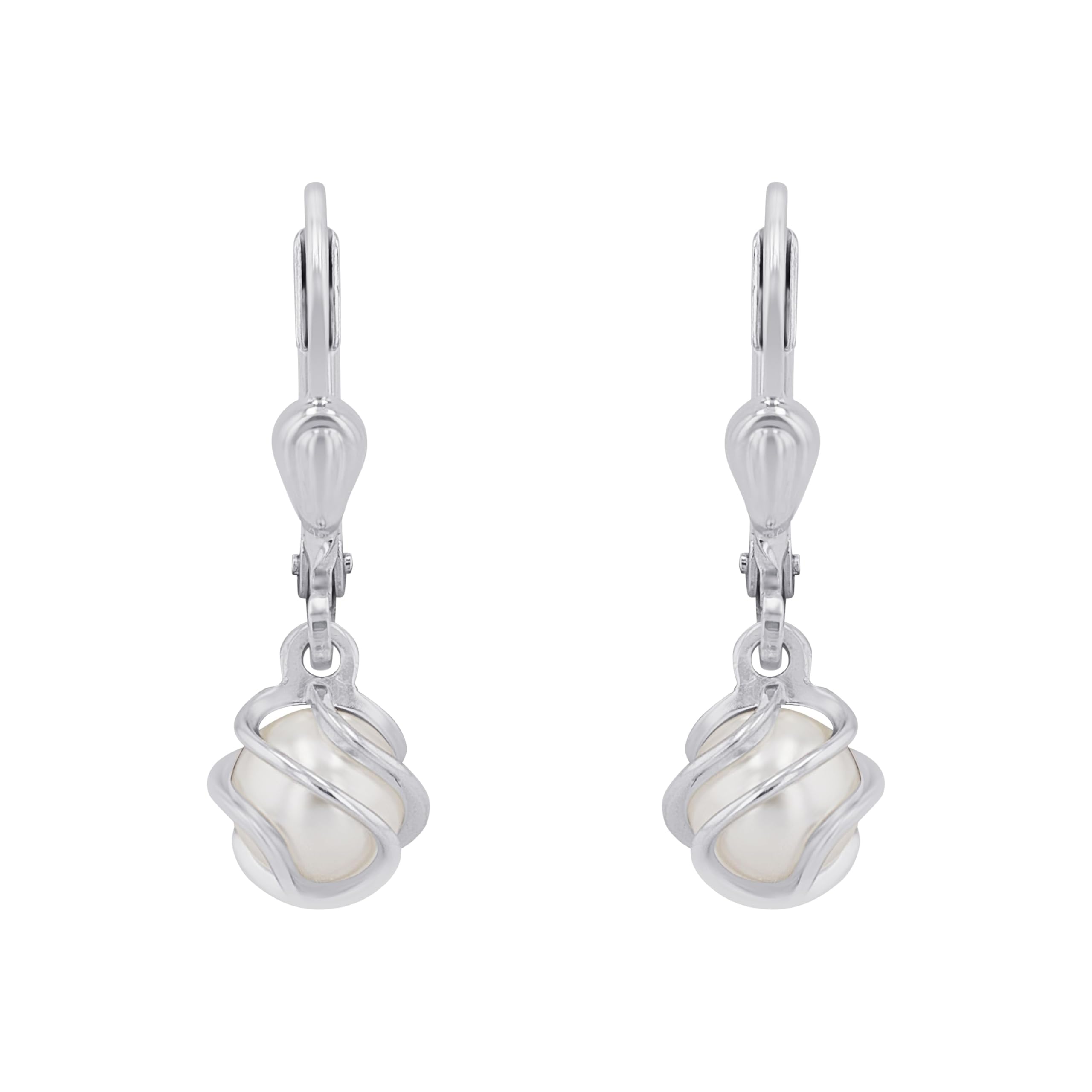 Amor Ohrhänger 925 Sterling Silber Damen Ohrschmuck, mit Zirkonia synth., Kommt in Schmuck Geschenk Box