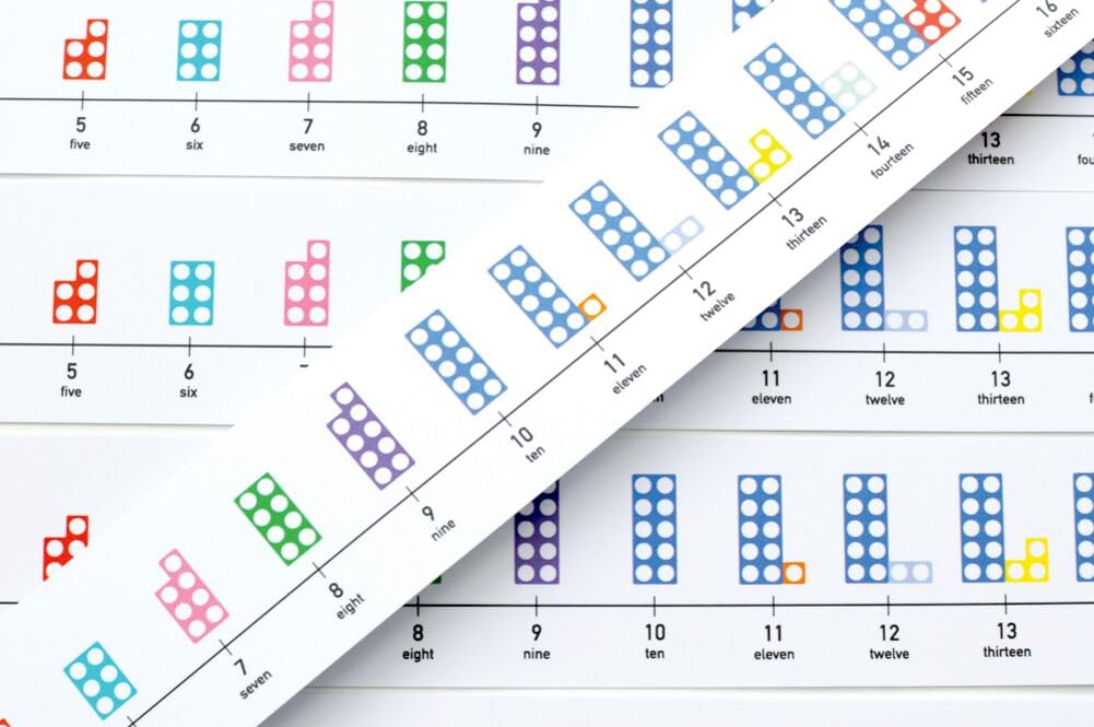Table-top Number Lines (Numicon Apparatus)