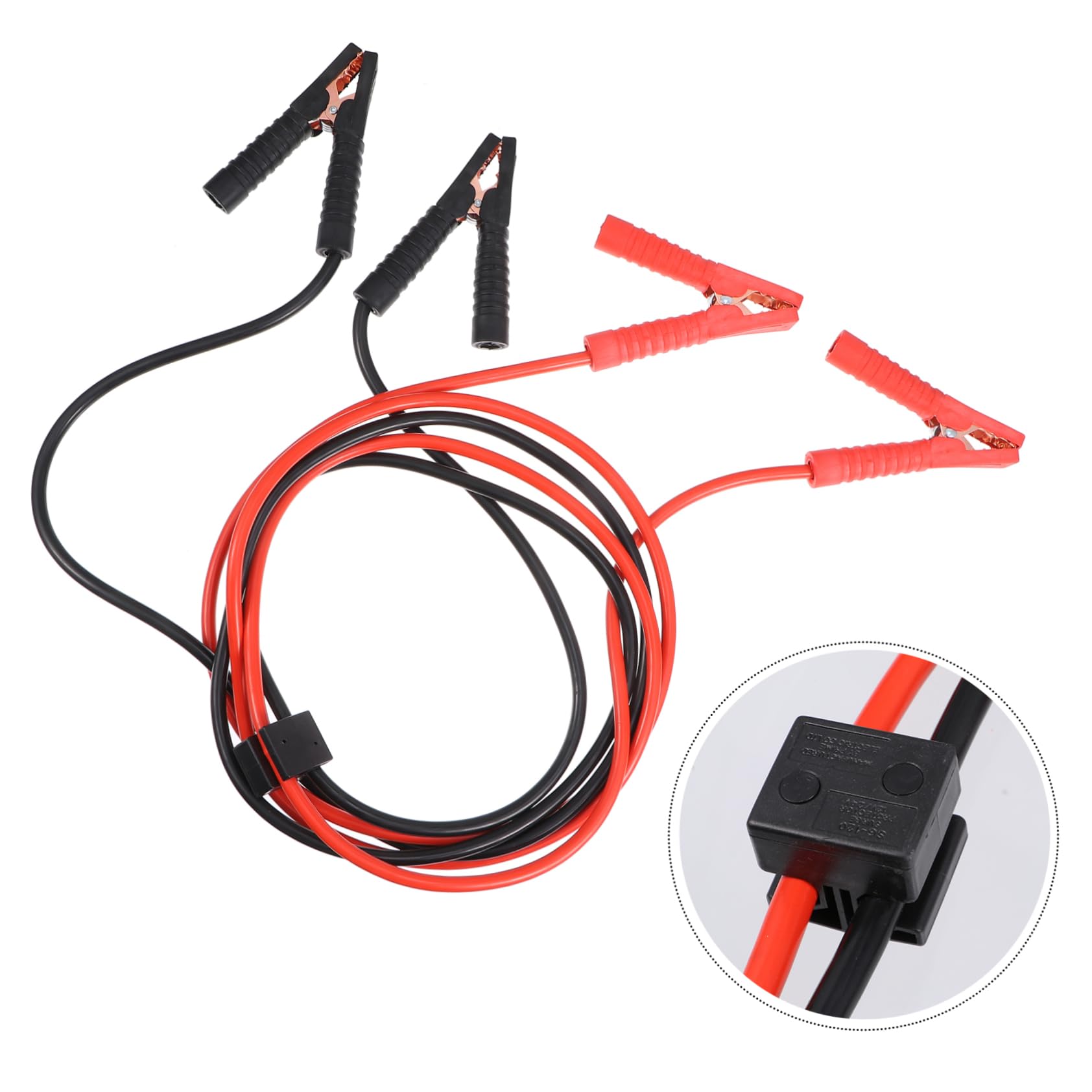 Cable de Emergencia para Coche Negro 2000 Cobre Aluminio