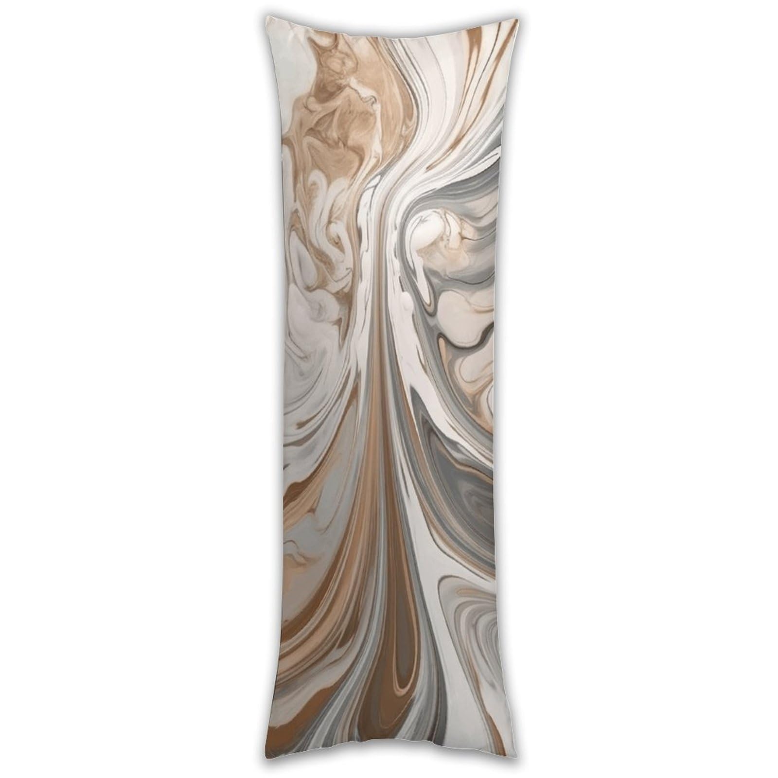 Marble Background Pillowcase Long Pillow Case Cozy Pillow Cover Pillow Protector Soft Long Cushion Case Long Body Lumbar Decorative Throw Pillow Cover for Bed Sofa Couch 18.9 X 53 Inches