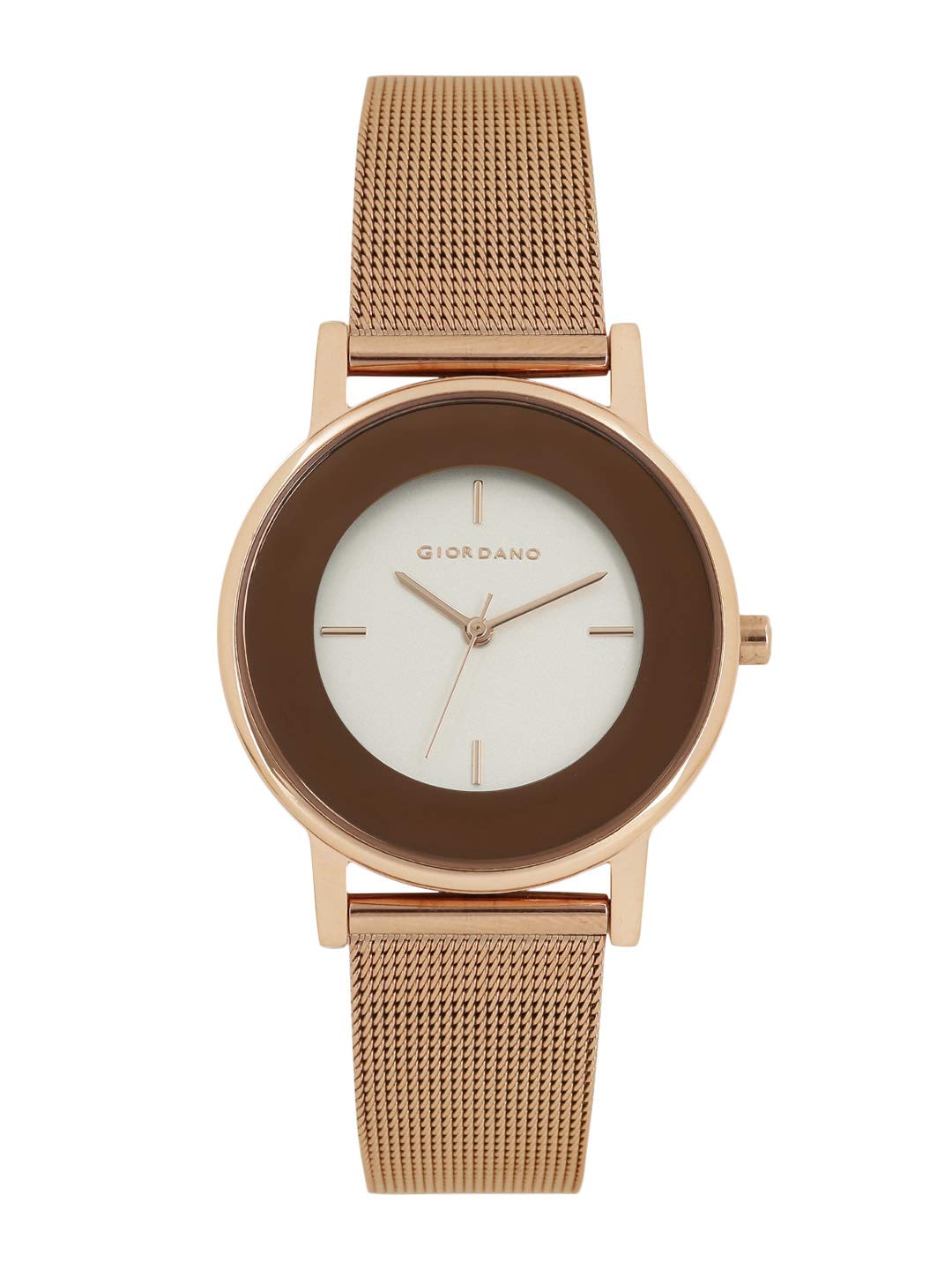 Giordano Analog Watch for Women with Stylish Mesh Band Water Resistant Fashion Watch|3 Hands Mechanism Wrist Watch for Ladies to Compliment Your Look/Ideal Gift for Female - A2052 (B01MSVMI53) Amazon Price History, Amazon Price Tracker