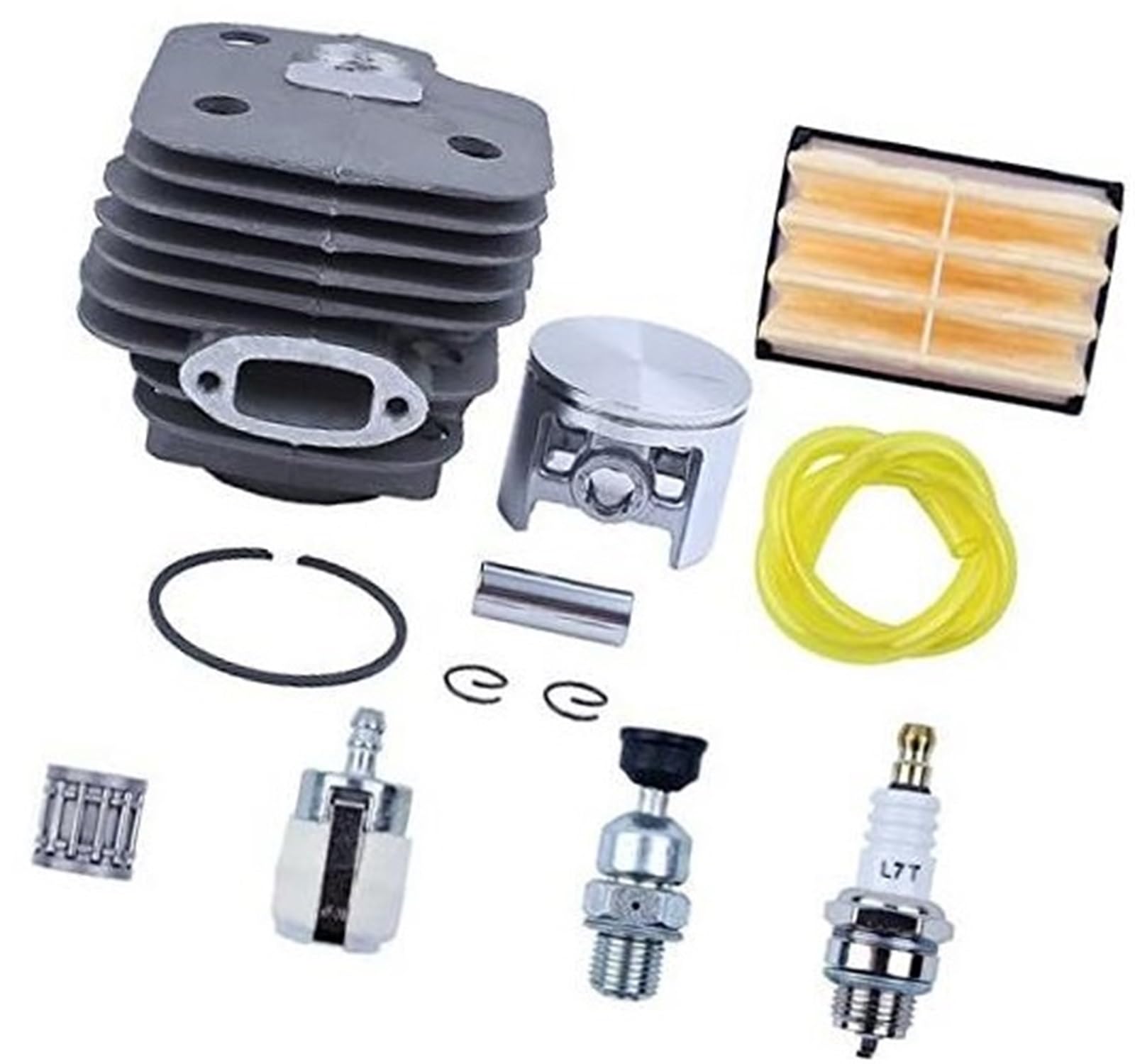 Kit candele filtro aria carburante pistone cilindro 52mm, for Husqvarna, 268 272 272XP 272K 272 XP motosega pezzi di ricambio di ricambio candela di accensione per macchine da giardino