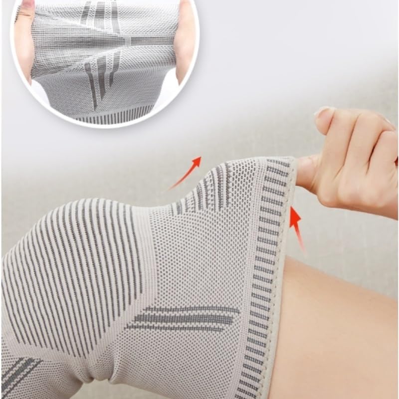 Exercise, protection Graphene Wormwood Knee Pads Warm Joints Middle-aged and Elderly Knee Leg Guards Unisex for Fitness, cycling, running, playing football