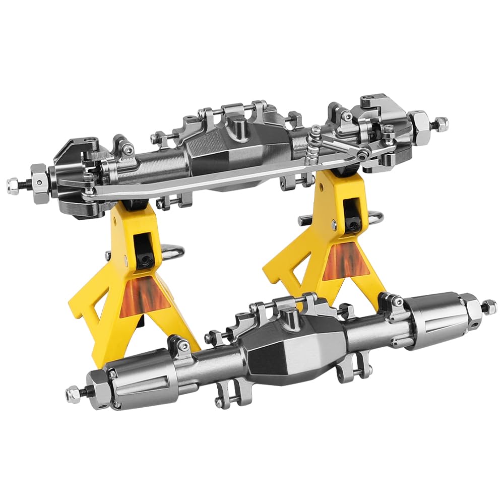 Axial Wraith & RR10 Bomber Upgrade Parts Aluminum Steering Front Knuckles - 1Pr Set Silver