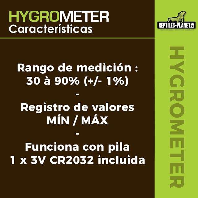 Foto 5 de 6 de Reptiles Planet higrómetro Digital para terrarios Reptiles