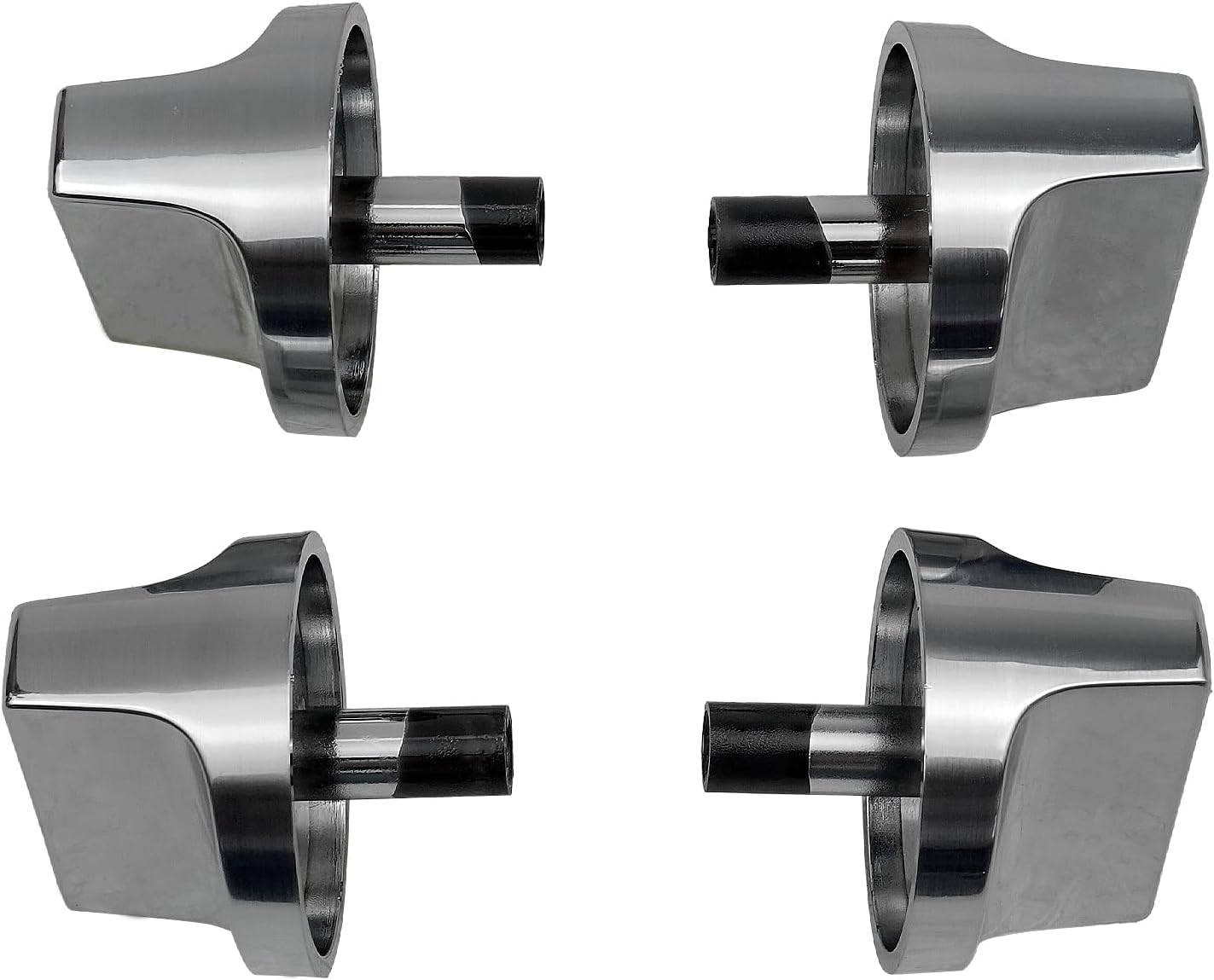 W11517334 Gas Range Oven Control Knob Replacement for W11122869 W10850033 AP7002932 Compatible with W-hirlpo-ol Range Model WEG515S0FB0 WEG515S0FS0 WEG515S0FS2 WEG515S0FS3 WEG515S0FW0 (4 PCS)