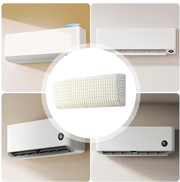 Split Type Wall Air Con Cover, Air Conditioner Cover for Split Units, Wall-Mounted AC Cover, Split AC Unit Cover, Air Protective Conditioner Cover, Dust Cover for Split AC, Split Ac Wall Protector