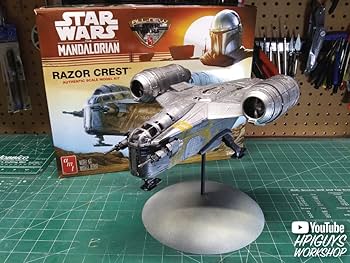 amt スターウォーズ:マンダロリアン ザ レイザー クレスト モデルキット amt スターウォーズ:マンダロリアン ザ レイザー クレスト