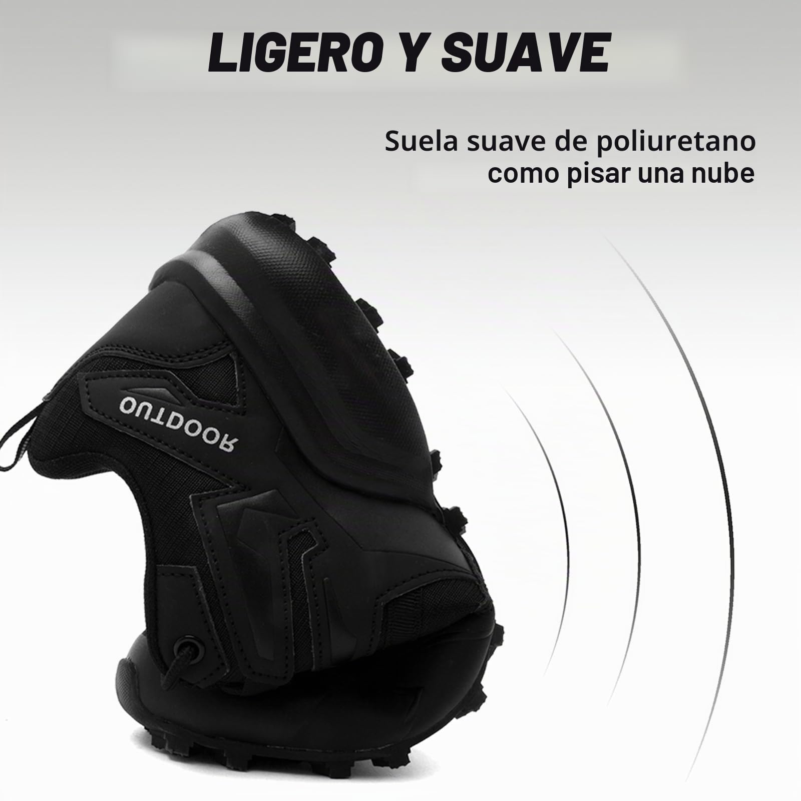 Zapatillas de Trail Running para Hombre Zapatillas de Senderismo Zapatos de Trekking Tenis Outdoor Antideslizantes Calzado de Correr en Montaña Casuales Sneakers
