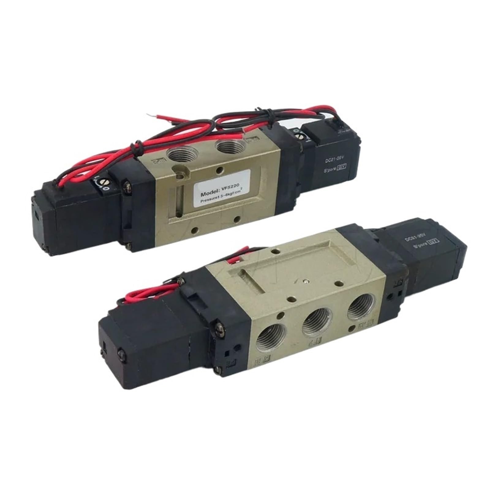 Électrovanne pneumatique 5 voies 3/8 VF5420 pour contrôle d'air industriel DC24V