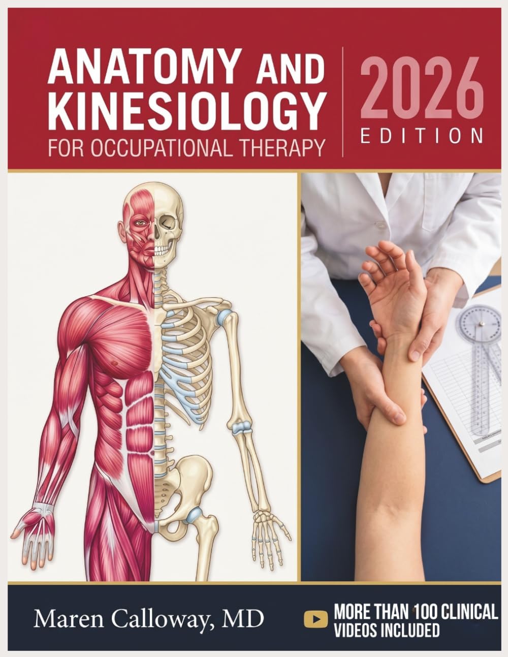 ANATOMY AND KINESIOLOGY FOR OCCUPATIONAL THERAPY: A Clinical Guide to Structure, Movement, and Function for OT Students, Assistants, and Rehabilitation Professionals