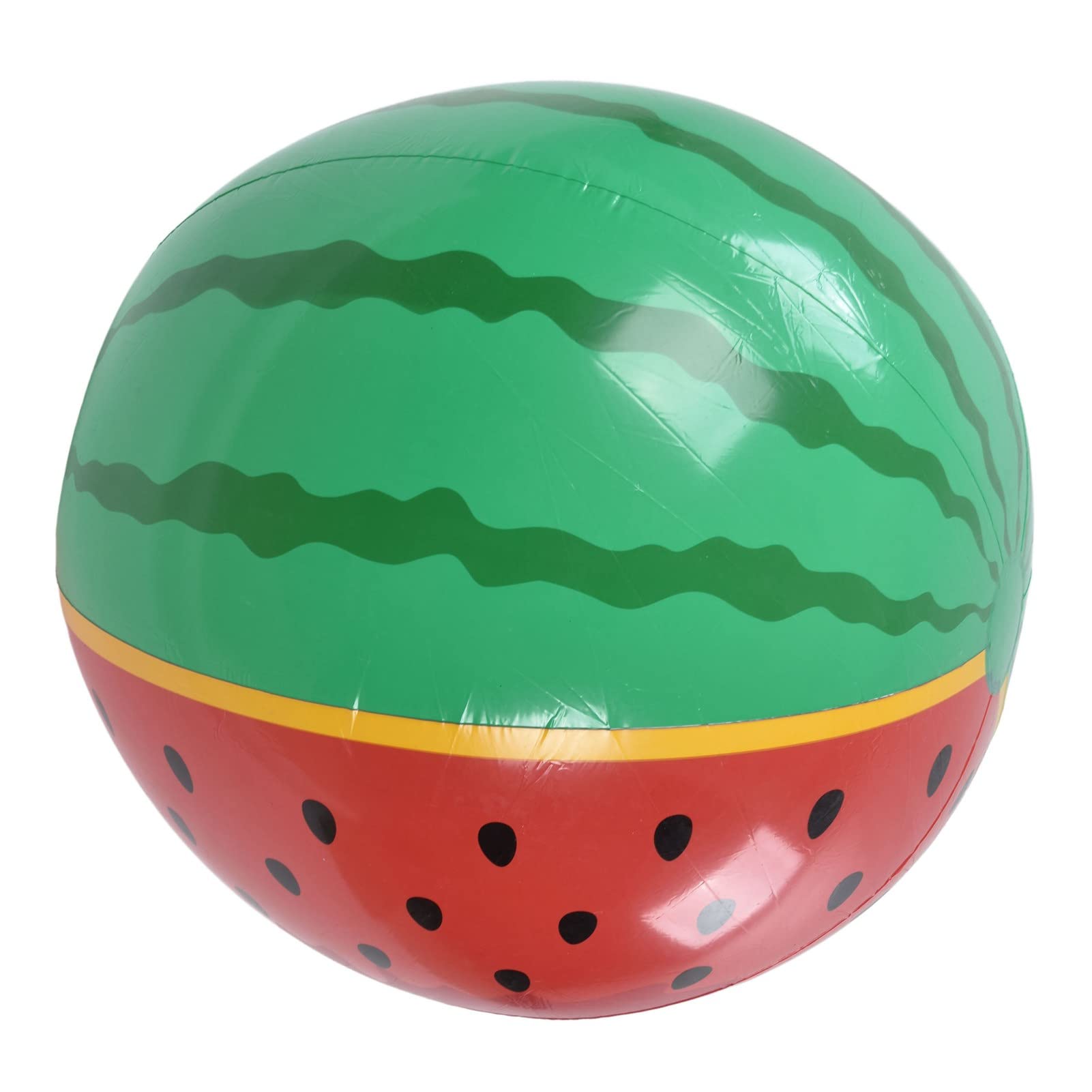SUNGOOYUE Ballons de Plage Pastèque, Ballon de Plage Gonflable en PVC épais de 90 Cm de Diamètre avec Un Design Respectueux de la Peau, pour Cadeau d'été de Fête à la Piscine