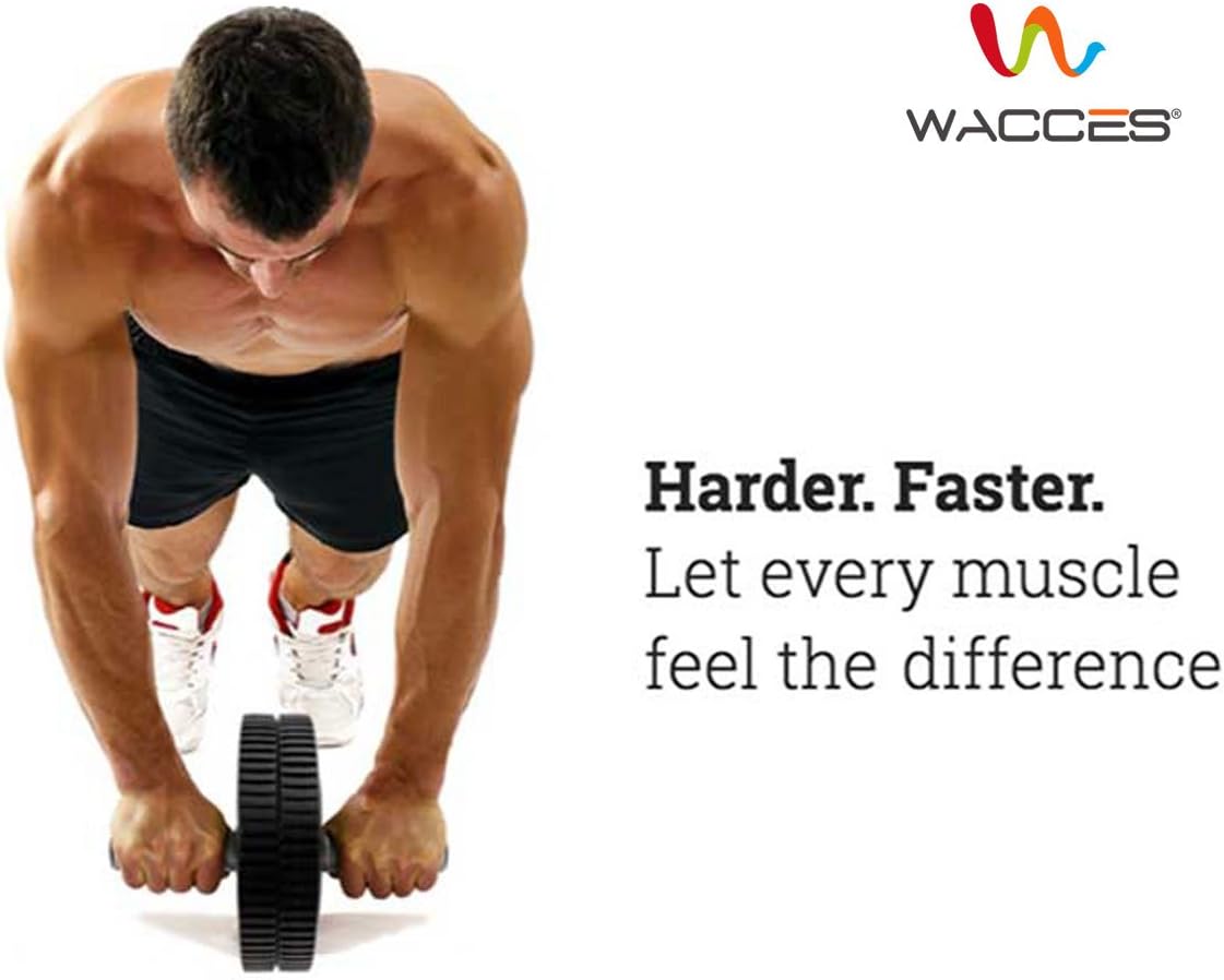 Wacces AB Power Wheel Roller - Exercise Equipment for Your Home Gym