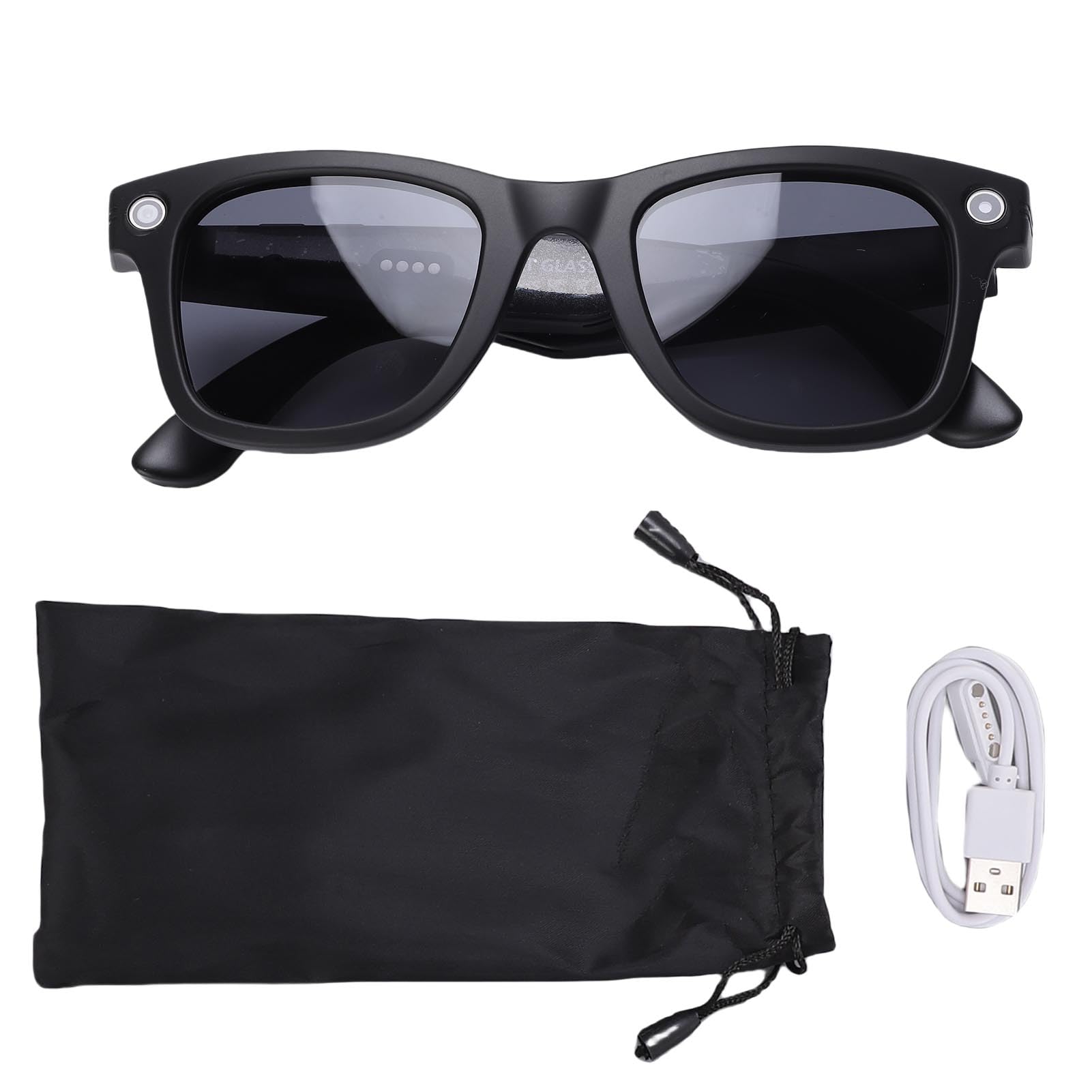 PUSOKEI Gafas Inteligentes Al con Cámara HD de 1080p, Traducción en Tiempo Real, Bluetooth 5. 4 Gafas de Grabación de Vídeo para Hombres y Mujeres, Parlantes Abiertos y Micrófono (Gafas de Sol)