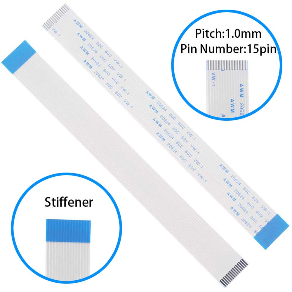 EMSea 10 X Cavo A Nastro Flessibile Per Fotocamera A 15 Pin A 22 Pin Ffc Cavo 769981