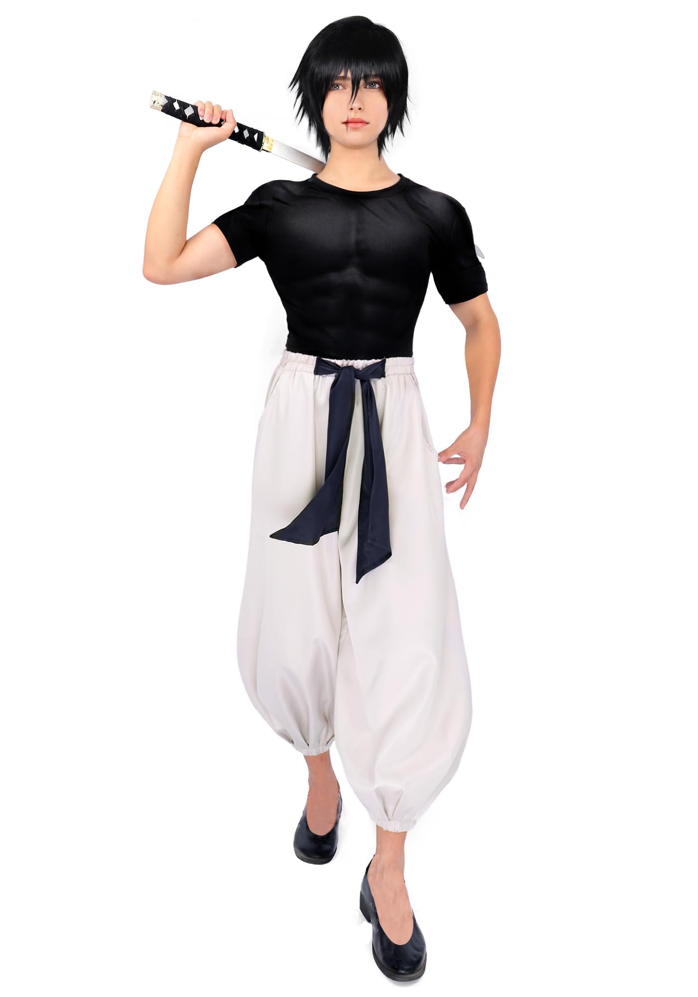 DAZCOSMen's Cosplay Costume US Size Stretchy Clothing Pants Outfit for Party Halloween