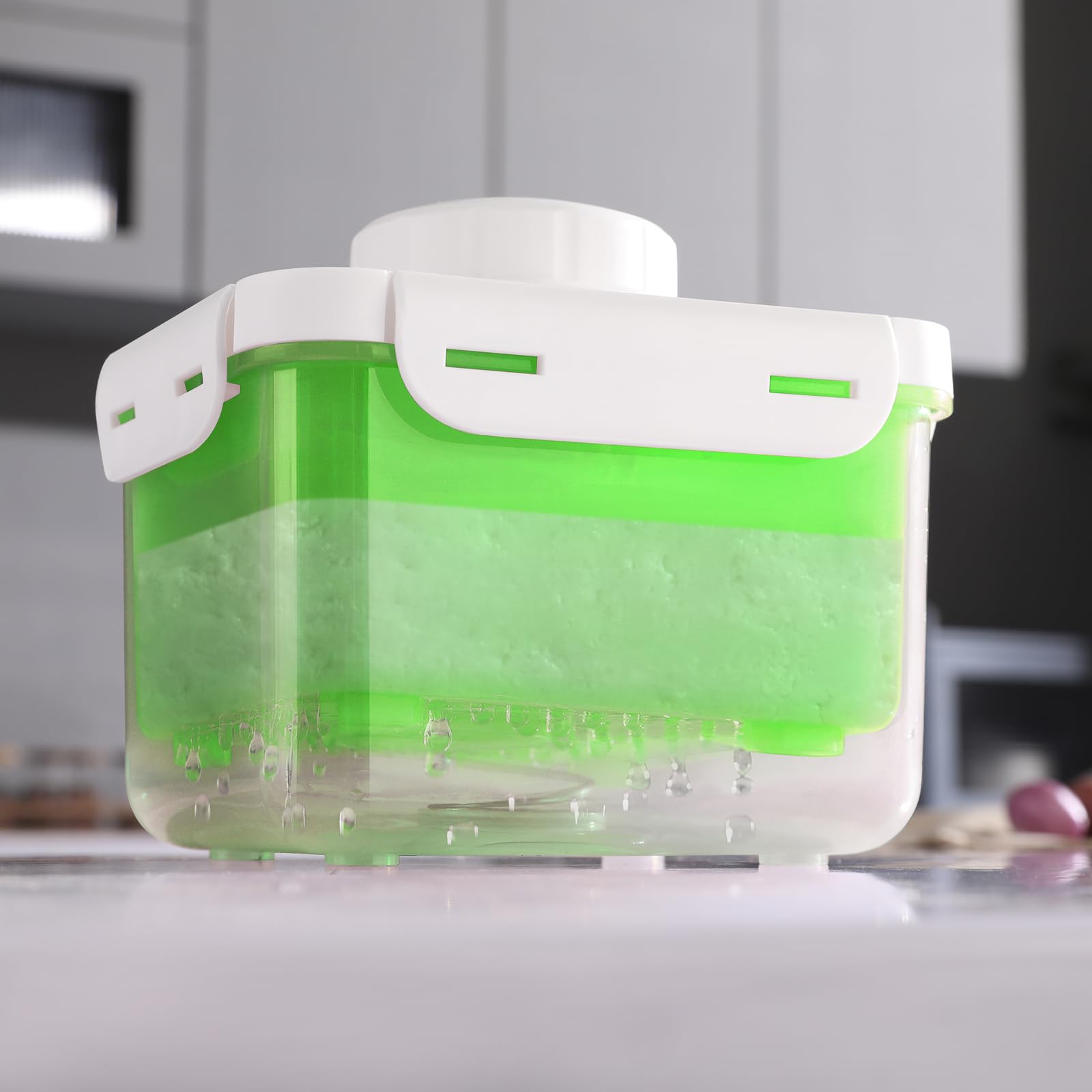 KZERZLEI Tofu Press Dishwasher Safe Water Removing Tofu Press By Green Equipped With 2 Springs