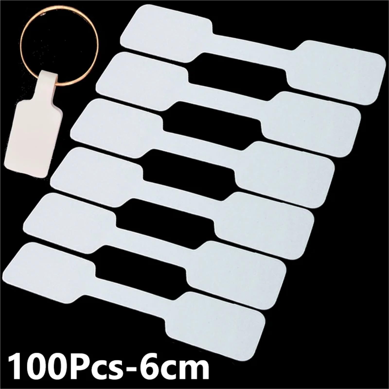 Lot de 1000 étiquettes autocollantes vierges en papier pour bijoux
