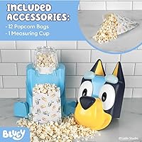 Vista 6 de Uncanny Brands Máquina para hacer palomitas de maíz Bluey