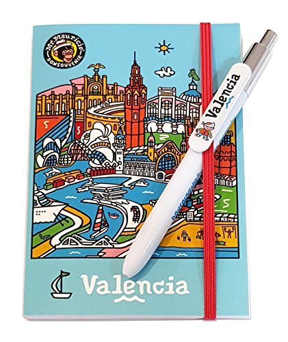 LIBRETA Y BOLIGRAFO VALENCIA.