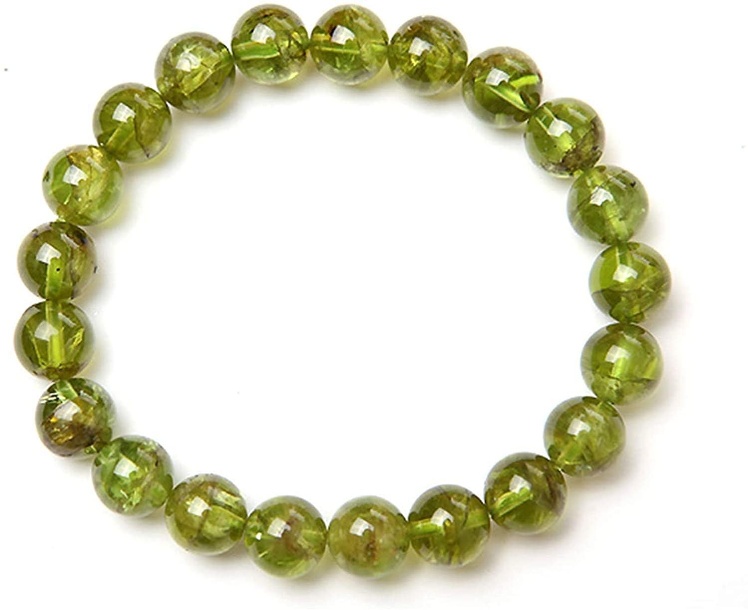 Divine Spirituals Lab Certified AAA Grade Natural Peridot Bracelet 8mm Strechable Original Real Crystal Bracelet For Good Luck & Manifestation For Men & Women (B0CPT6HTW2) Amazon Price History, Amazon Price Tracker