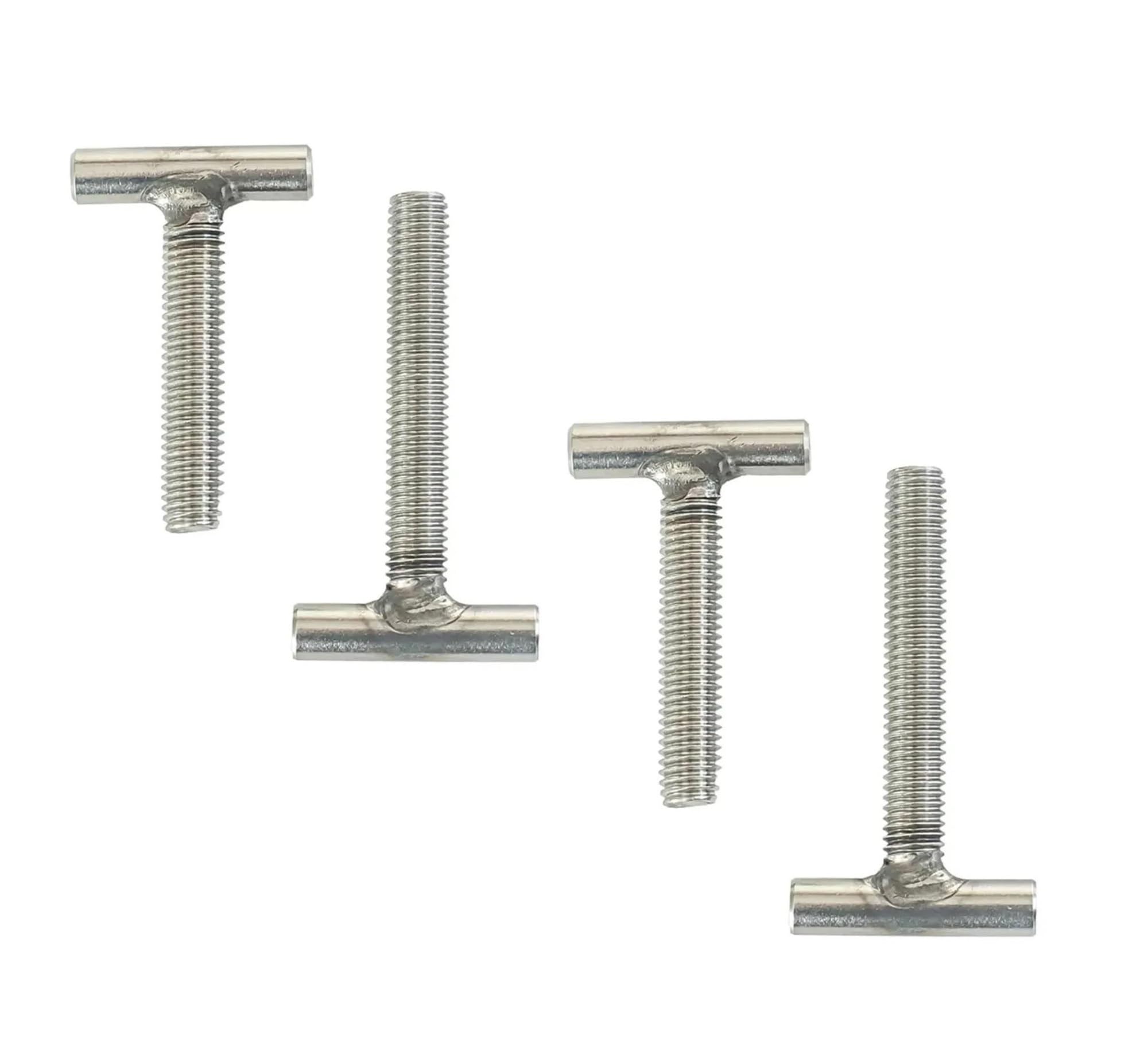 Nakrętki z rowkiem teowym, Zestaw 4 śrub z łbem wpuszczanym M8 30-150 mm rowkiem teowym, stal nierdzewna 304 GB37(M8*110mm)