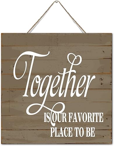 Miniatura 7 de Autravelco Welcome to Our Beautiful Chaos - Letrero colgante de madera de 6 x 10 pulgadas placa de madera con refranes decoración del hogar para