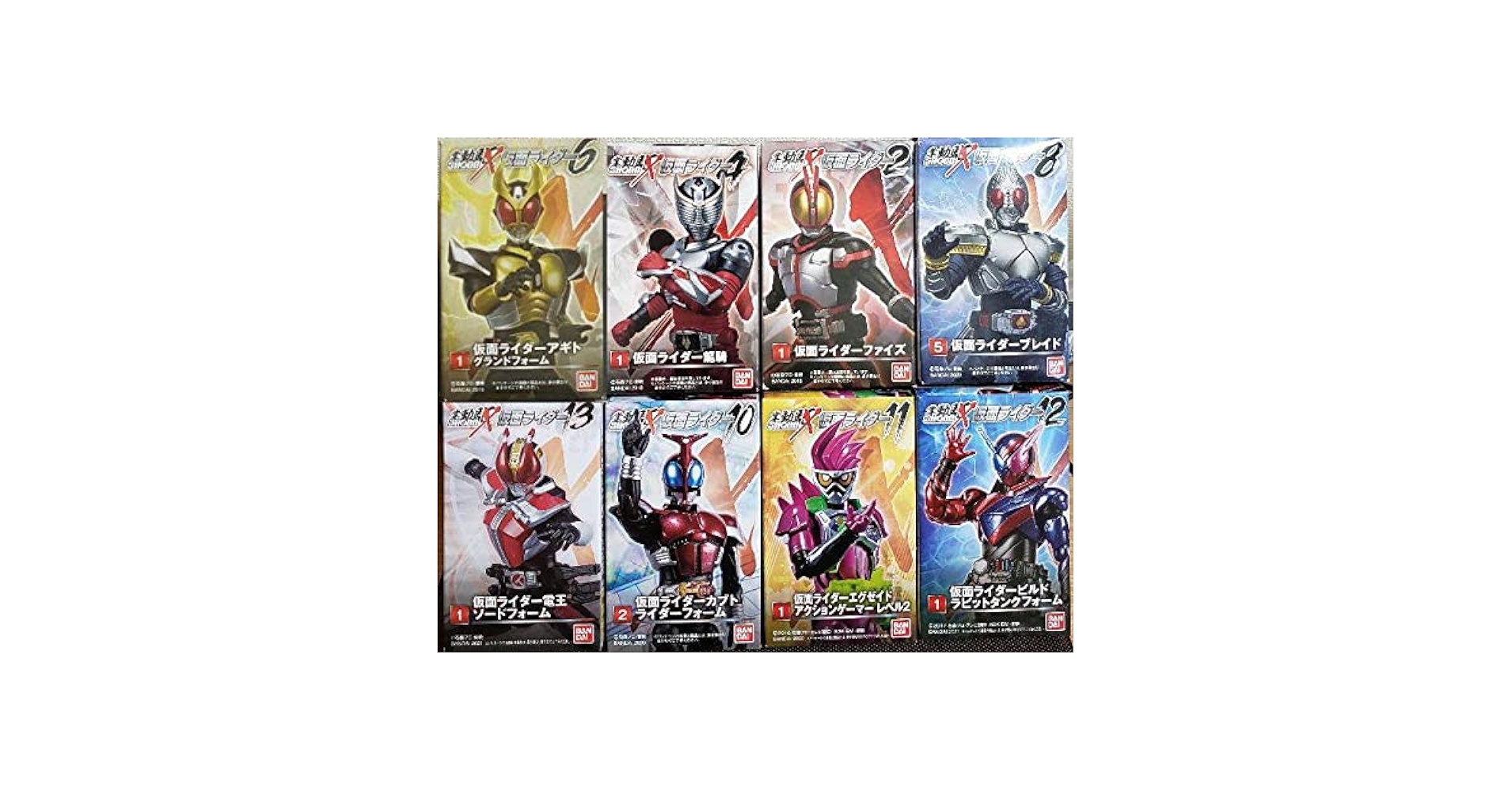 SHODO-X 仮面ライダー1～13『平成ライダー基本フォームセット