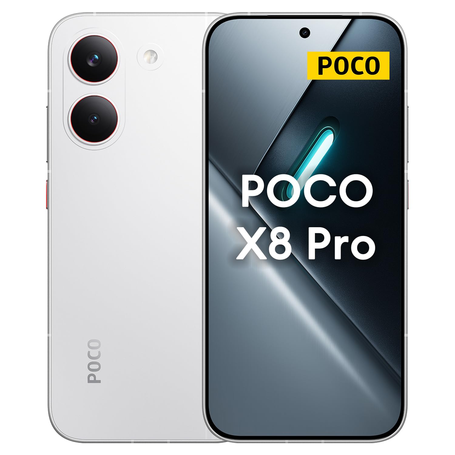 Xiaomi POCO X8 Pro ホワイト 8GB 256GB Poco X8 Pro, 8GB RAM, 256GB Almacenamiento, Blanco | Sin Adaptador