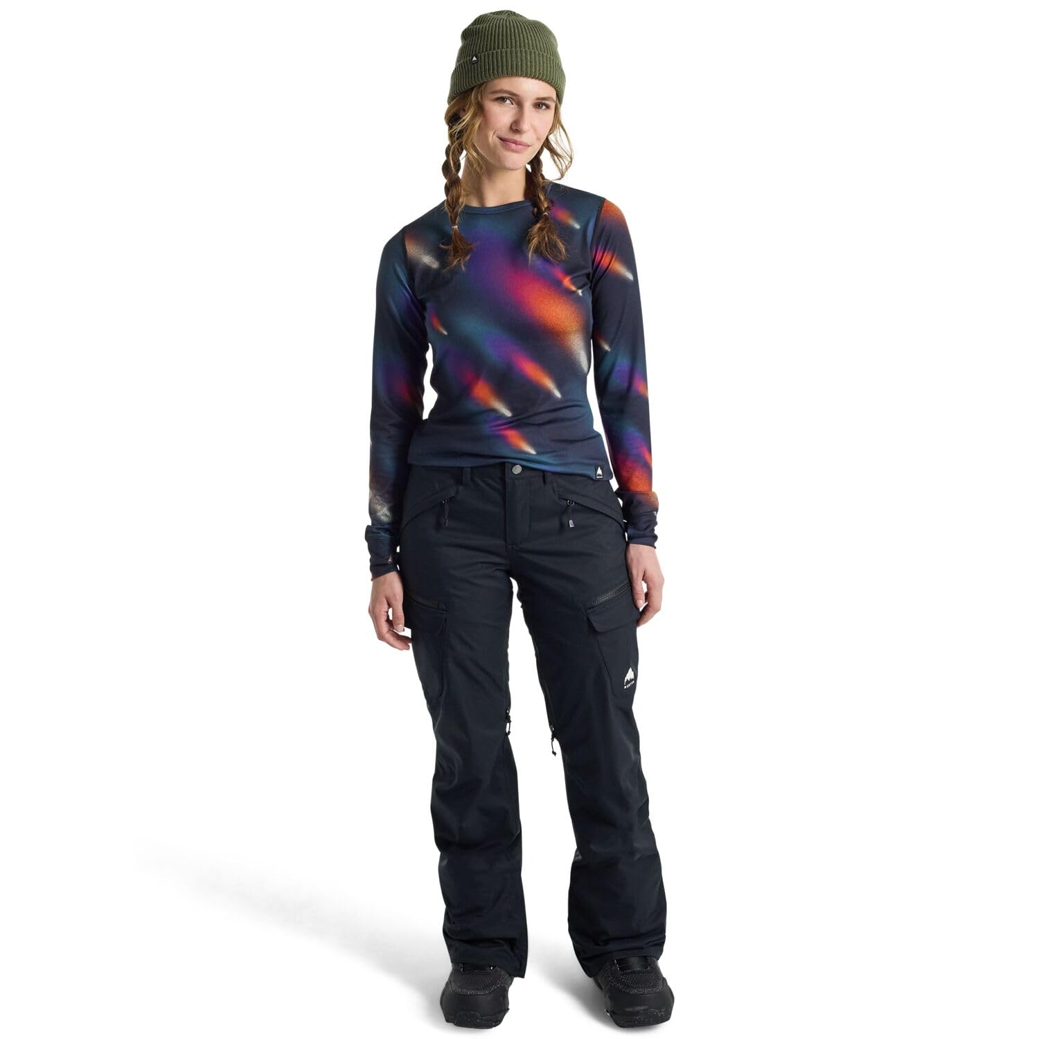 Burton - Pantaloni Da Sci/Snow Gloria Stretch True Black Donna - Donna - Nero