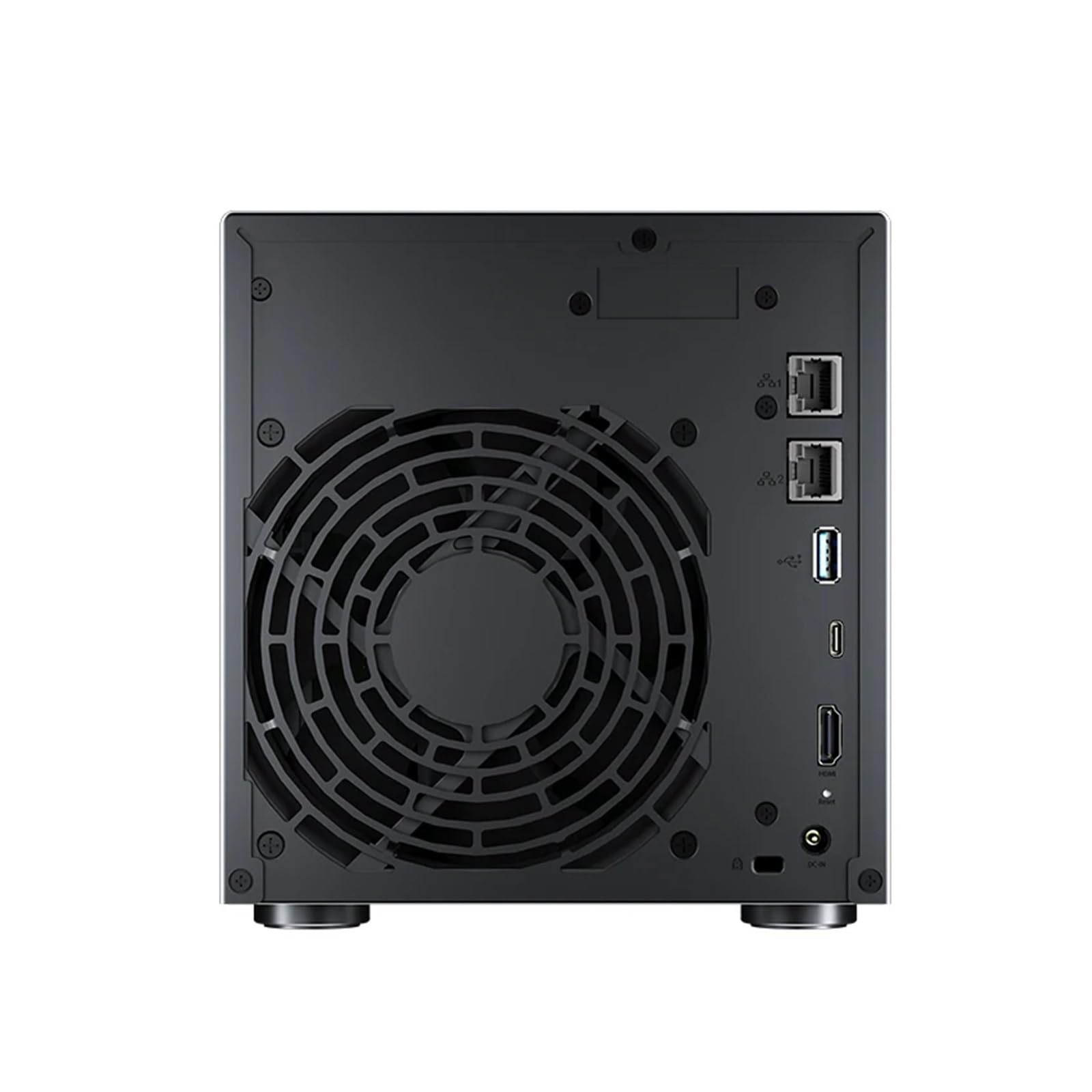 Serveur de Bureau DDR5 8G/16G/32G Mémoire NAS 4× emplacements M.2 4× Baies SATA Processeur Sever N100 Pas de Disque Dur(32GB)
