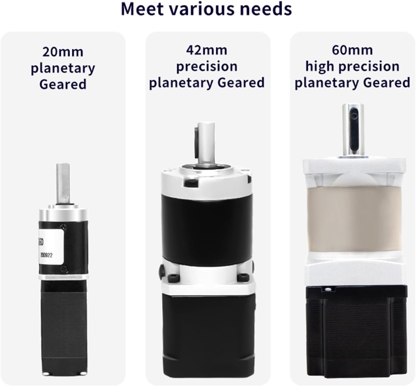 1pcs Speed Reducer Stepping Gear Motor Ratio 3.7-139 DC 24v Nema8/11/14/17/23/24 Planetary Gearbox Motor for(Reduction Ratio 51,Driver-Um242(Pulse))
